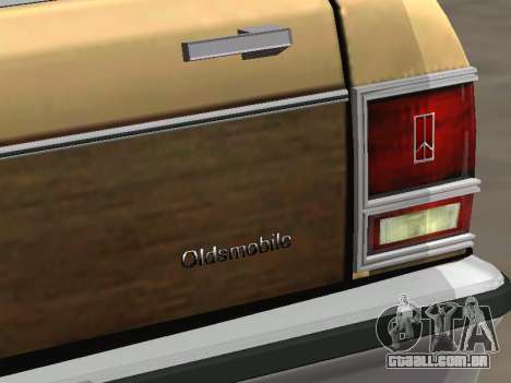 Oldsmobile Custom Cruiser 1980 Wooden body para GTA San Andreas