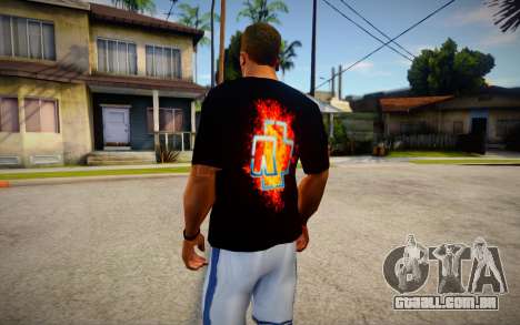 T-shirt Rammstein para GTA San Andreas