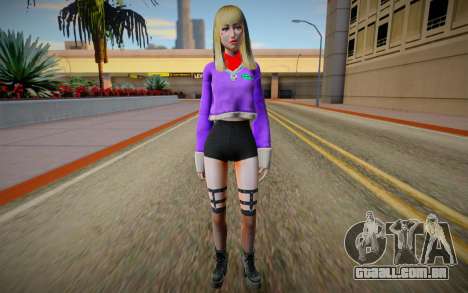 Chica Trapper para GTA San Andreas