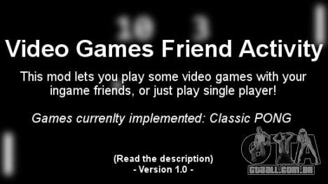 Video Games Friend Activity (VGFA) para GTA 4
