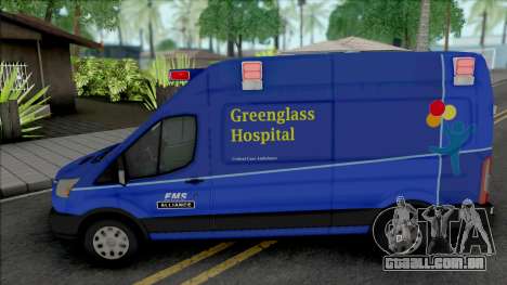 Ford Transit 2016 Greenglass College Hospital para GTA San Andreas