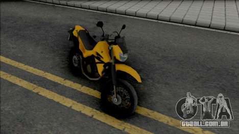 Yamaha XT660 Yellow para GTA San Andreas
