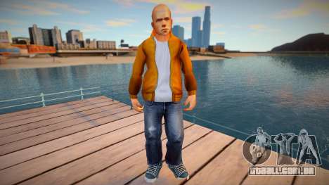 Beta Jimmy Hopkins - Orange Jacket para GTA San Andreas