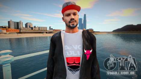 Male Chicago Bulls style para GTA San Andreas