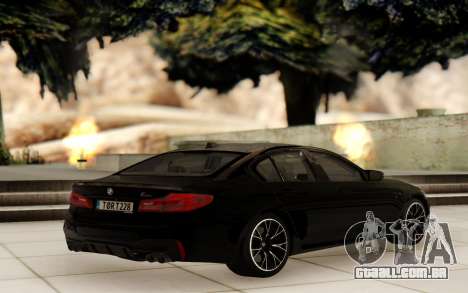 BMW M5 Competition Black Style para GTA San Andreas