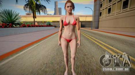 RE3 Remake Jill Valentime Bikini v2 para GTA San Andreas