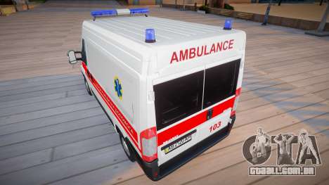 Peugeot Boxer Ambulance Ucrânia para GTA San Andreas