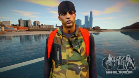 Guy in camouflage style para GTA San Andreas