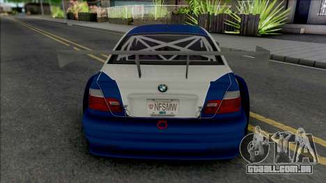 BMW M3 GTR [HQ] para GTA San Andreas