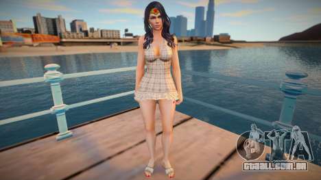 DC Wonder Woman Gust Mashup Swimwear para GTA San Andreas