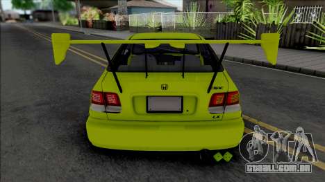 Honda Civic 1.6 iES Yellow para GTA San Andreas