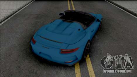 Porsche 911 Speedster 2020 [HQ] para GTA San Andreas