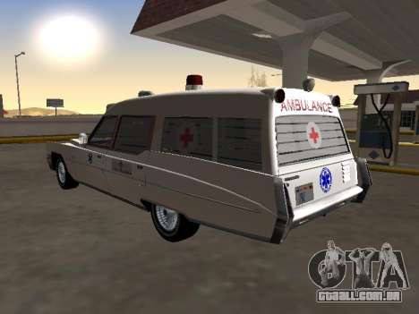 Cadillac Fleetwood Wagon 1970 Ambulance para GTA San Andreas