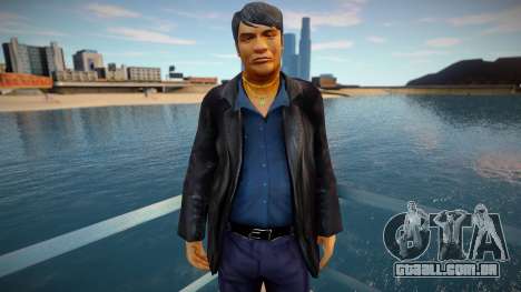 Mafioso russo em jaqueta de couro para GTA San Andreas