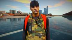 Guy in camouflage style para GTA San Andreas