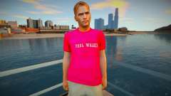 Paul Walker red shirt para GTA San Andreas