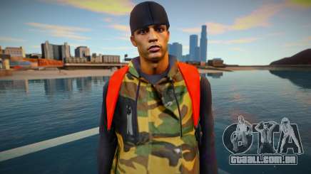 Guy in camouflage style para GTA San Andreas