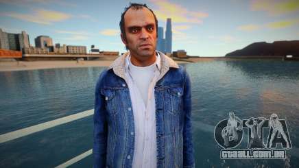 Trevor with blue jeans jacket from GTA 5 para GTA San Andreas