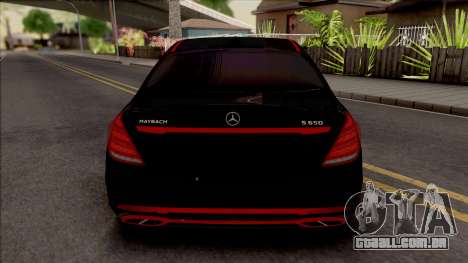 Mercedes-Maybach S650 Black-Red Tuning para GTA San Andreas