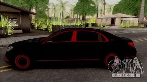 Mercedes-Maybach S650 Black-Red Tuning para GTA San Andreas