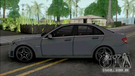 Mercedes-Benz C63 AMG (W204) 2010 [IVF VehFuncs] para GTA San Andreas