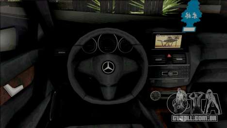 Mercedes-Benz C63 AMG (W204) 2010 [IVF VehFuncs] para GTA San Andreas