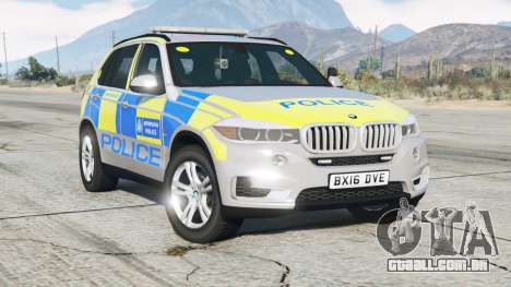 BMW X5 (F15) Polícia Metropolitana 〡 2015