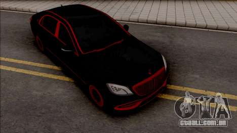 Mercedes-Maybach S650 Black-Red Tuning para GTA San Andreas