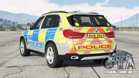 BMW X5 (F15) Polícia Metropolitana 〡 2015