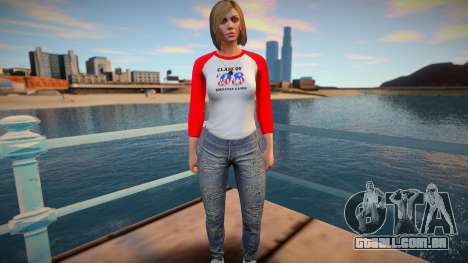 Garota de jeans cinza de GTA Online para GTA San Andreas