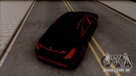 Mercedes-Maybach S650 Black-Red Tuning para GTA San Andreas