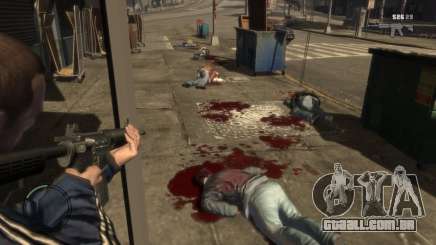 Blood Mod for GTAIV para GTA 4