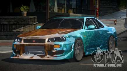 Nissan Skyline R34 PSI-S S8 para GTA 4