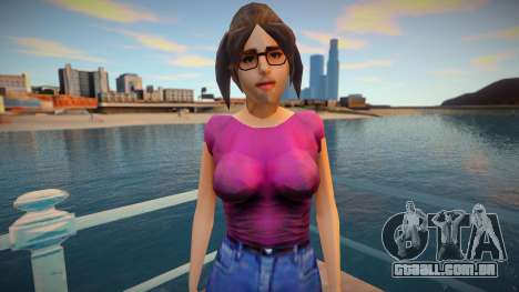 Garota com uma bela figura para GTA San Andreas