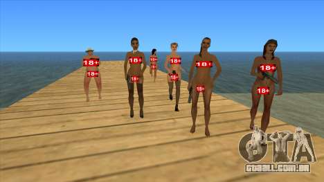 Nude Girls Peds Mod Pack (Mulher Nua) para GTA San Andreas