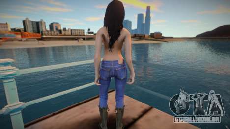 Vampire Girl Skyrim Topless para GTA San Andreas