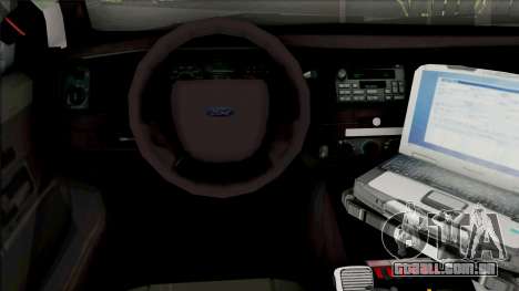 Ford Crown Vic. 2000 CVPI LAPD (Vista Light) v2 para GTA San Andreas