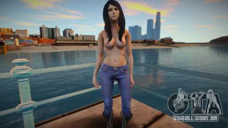 Vampire Girl Skyrim Topless para GTA San Andreas