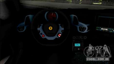 Ferrari 458 Italia Police para GTA San Andreas
