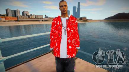 Bloodz red jacket para GTA San Andreas