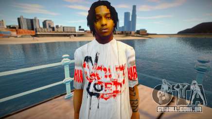 Jovem afro-americano v1 para GTA San Andreas