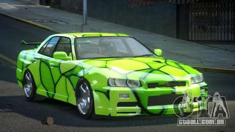 Nissan Skyline SP R34 S3 para GTA 4