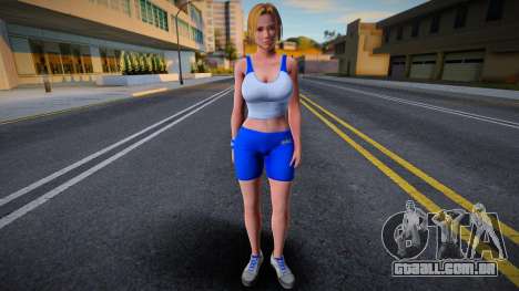 Tina Costume Training para GTA San Andreas