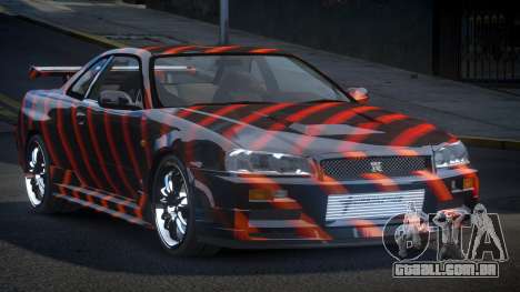 Nissan Skyline R34 BS Qz S3 para GTA 4