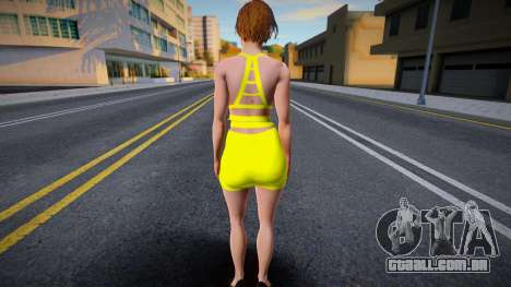 Jill Valentine Yellow Dress para GTA San Andreas