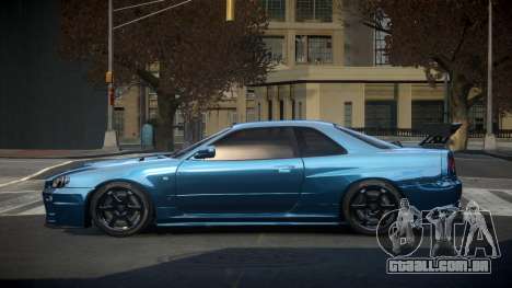 Nissan Skyline R34 PSI Qz para GTA 4