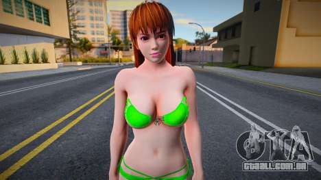 Kasumi Green Bikini para GTA San Andreas