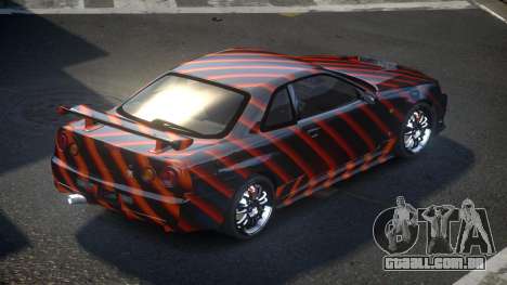 Nissan Skyline R34 BS Qz S3 para GTA 4