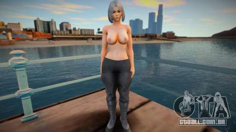 KOF Soldier Girl Different 6 - Black Topless 1 para GTA San Andreas