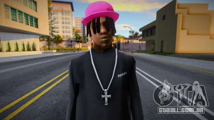 Boné rosa Fam2, Polo Ralph para GTA San Andreas